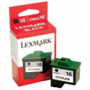 CARTUCHO LEXMARK Z13/Z33 NEGRO ORIGINAL N.16