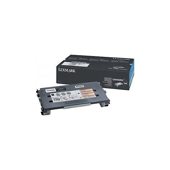 TONER LEXMARK C500 NEGRO ORIGINAL