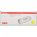TONER OKI C3100 AMARILLO ORIGINAL