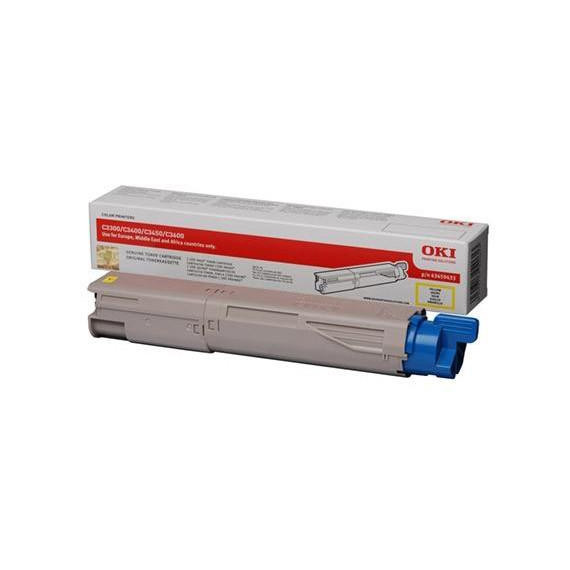 TONER OKI C3300/3400 AMARILLO ORIGINAL