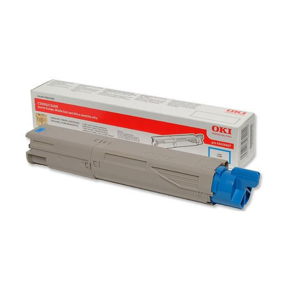 TONER OKI C3300/3400 CYAN ORIGINAL 2500 PAG