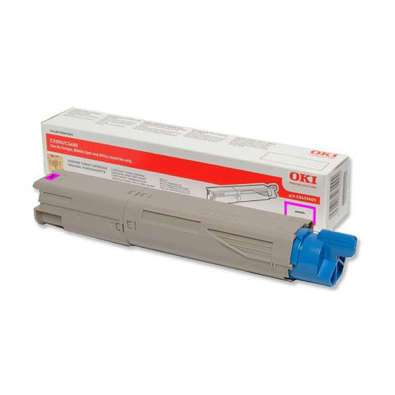 TONER OKI C3300/3400 MAGENTA ORIGINAL 2500 PAG