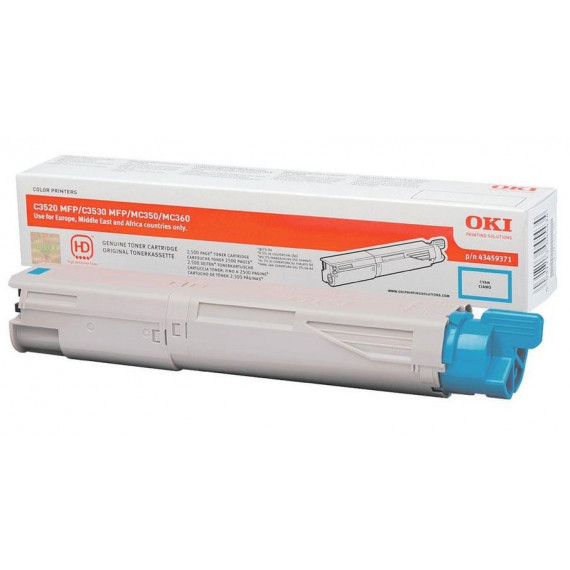 TONER OKI C3520/3530/MC350 /CYAN ORIGINAL 2500 PAG