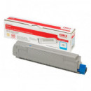 TONER OKI C8600 CYAN ORIGINAL 6000 paginas