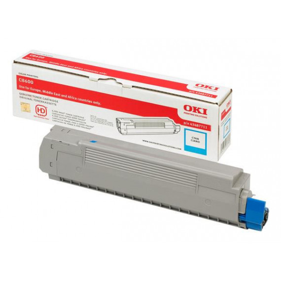 TONER OKI C8600 CYAN ORIGINAL 6000 paginas