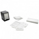 SERVILLETA ZIG ZAG 1 CAPA ECOL.SULF.14x14 (200 uni