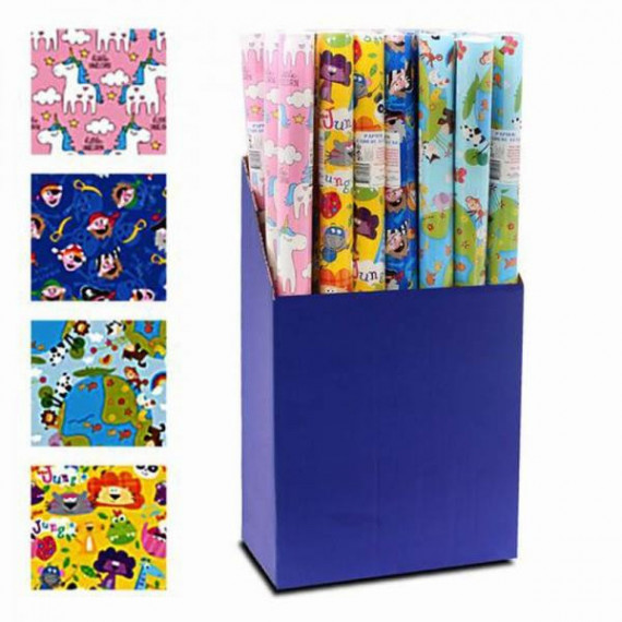 ROLLO PAPEL REGALO 2 MT. INFANTIL