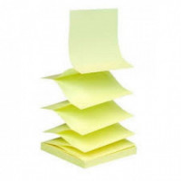 NOTAS ADHESIVAS 75X75 AMARILLAS EN ZIG ZAG - Guanxe Atlantic Marketplace
