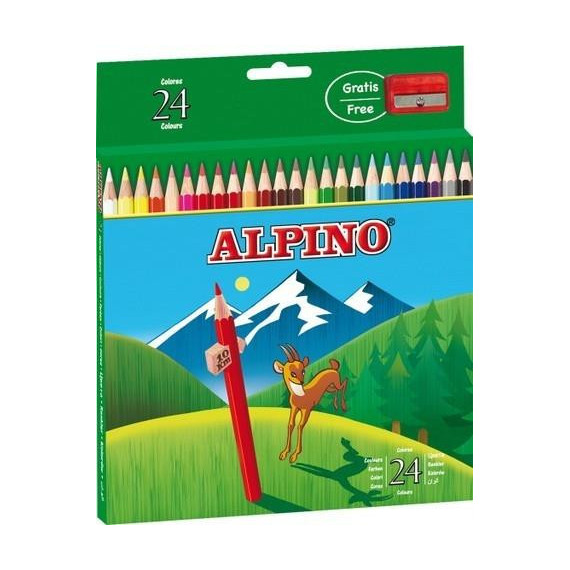 ESTUCHE LAPICES ALPINO 24 unid.