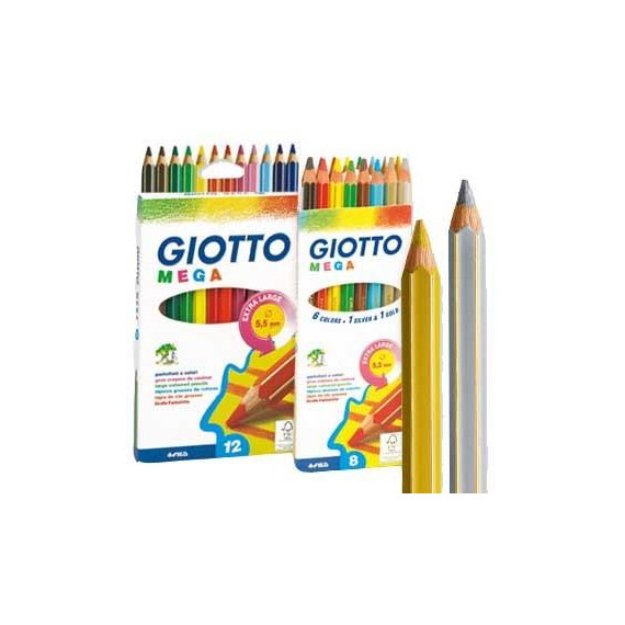 ESTUCHE LAPICES GIOTTO  TRIANGULAR 8 UNID - Guanxe Atlantic Marketplace