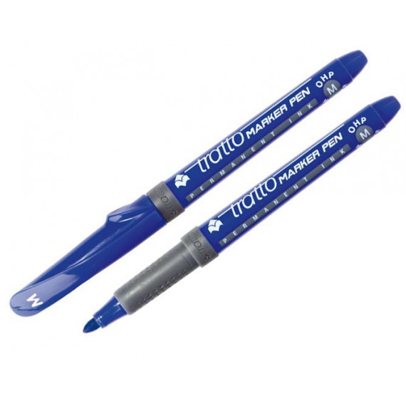 ROTULADOR TRATTO OHP AZUL PUNTA MEDIA