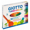 ESTUCHE ROTULADOR GIOTTO TURBOCOLOR 36 U.