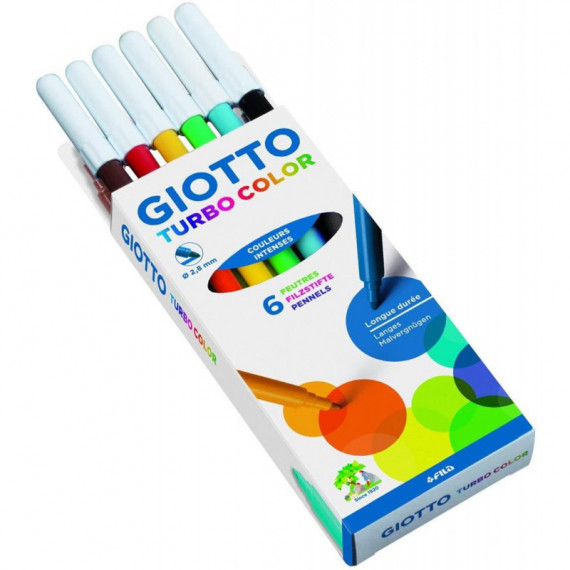 ESTUCHE ROTULADOR GIOTTO TURBOCOLOR 6 U.