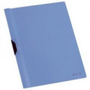 DOSSIER CON PINZA METALICA FOLIO AZUL