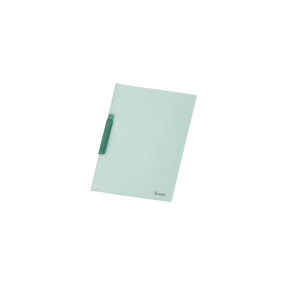 DOSSIER CON PINZA PLASTICA FOLIO VERDE