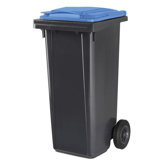 CONTENEDOR PLASTICO DE 120 LITROS AZUL