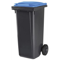 CONTENEDOR PLASTICO DE 120 LITROS AZUL