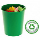 PAPELERA PLASTICO VERDE