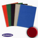 TAPA DIN A-4 CARTON 400 MICRAS ROJA