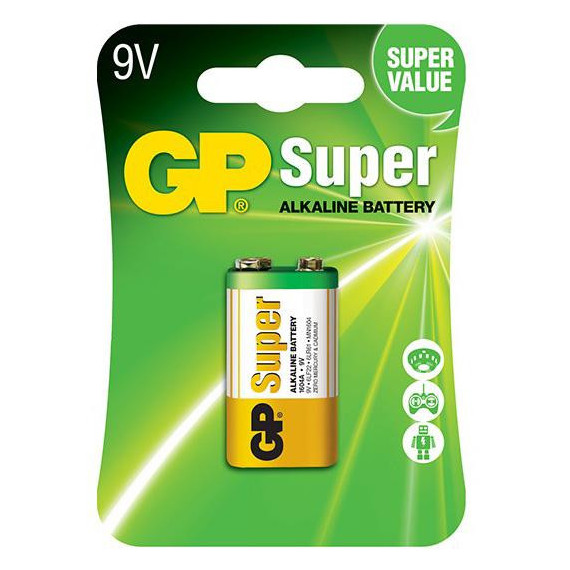 PILAS CUADRADAS 9 V ALCALINA