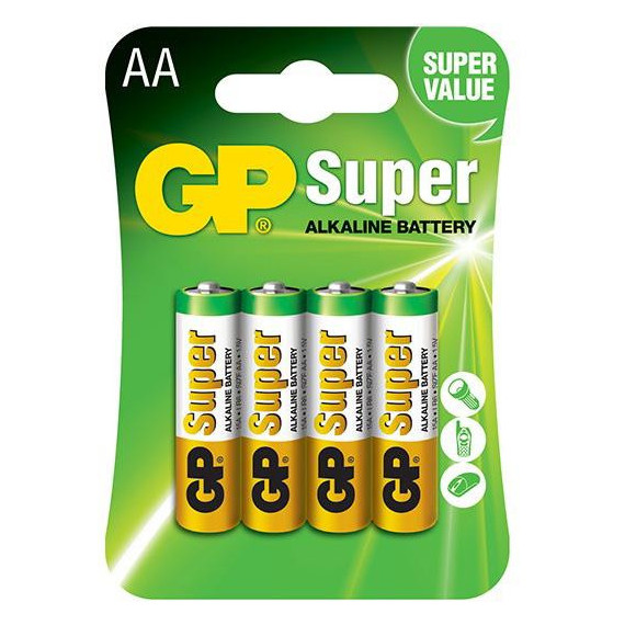 PILAS PEQUEÑAS AA ALCALINAS (4 unid.)