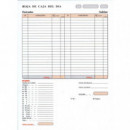 TALONARIO DE HOJAS ARQUEO DE CAJA