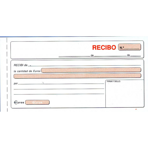 TALONARIO DE RECIBOS 2 HOJAS