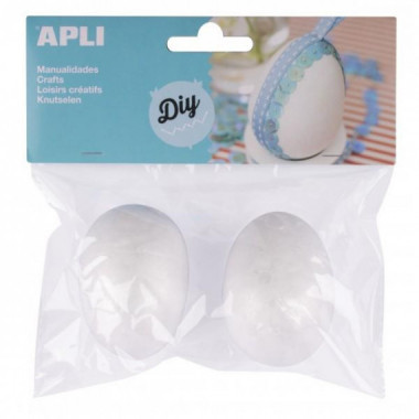 FIGURA POLIESPAN HUEVOS 7,5 cm