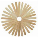 PALOS DE MADERA NATURAL FINOS 11,4 cm (50 unid.)