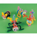 VARILLAS FLEXIBLES COLORES SURTIDOS (50 unid)