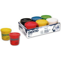 PINTURA DEDOS ESTUCHE 6 BOTES DE 100 ML.