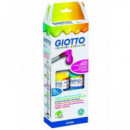 TEMPERA GIOTTO ESTUCHE 6 UNID.25 ml.