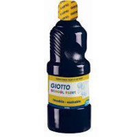TEMPERA GIOTTO PRONTA NEGRA 1000 ml.