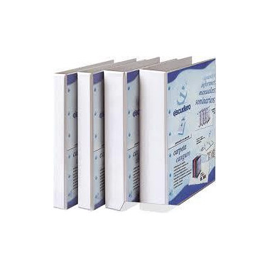 CARPETA CANGURO 4 ANILLAS BLANCA L/A