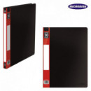 CARPETA FOLIO 30 FUNDAS TAPA RIGIDA