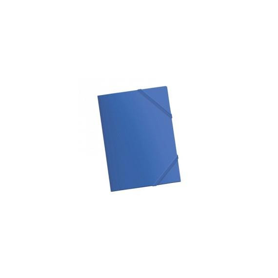 CARPETA DE GOMA FOLIO PLASTICO AZUL