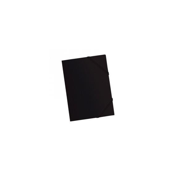 CARPETA DE GOMA FOLIO PLASTICO NEGRO