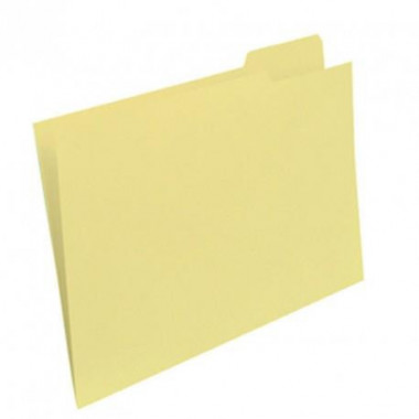 SUBCARPETA PESTA&Ntilde;A FOLIO AMARILLA
