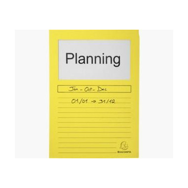 SUBCARPETA FOLIO VENTANA AMARILLA