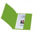 SUBCARPETA FOLIO 1 SOLAPA VERDE