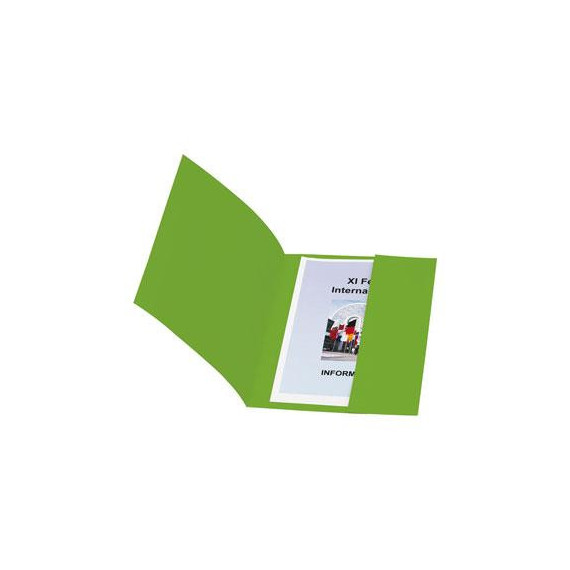 SUBCARPETA FOLIO 1 SOLAPA VERDE