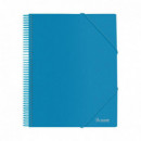 CARPETA FOLIO 20 FUNDAS ESPIRAL