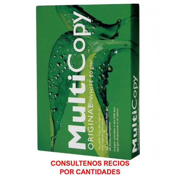 PAPEL FOTOCOPIA DIN A4, 80 gr  MULTICOPY 500 hojas