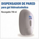 DISPENSADOR PARED GEL HIDROALCOHOLICO