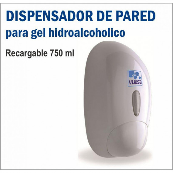 DISPENSADOR PARED GEL HIDROALCOHOLICO
