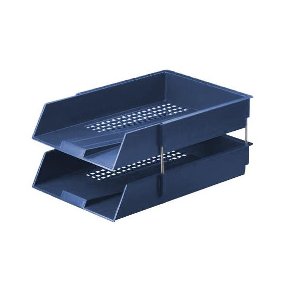 BANDEJA GRAN CAPACIDAD AZUL 2 Bandejas+4 Varillas