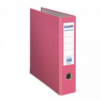 ARCHIVADOR PALANCA FOLIO FORRADO ROSA L/ANCHO