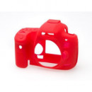 Funda Silicona EASYCOVER para Canon Canon 5D Mark Iii Rojo