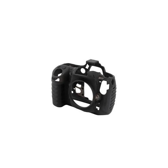 Funda Silicona EASYCOVER para Canon Eos 70D Negro