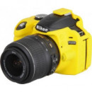Funda Silicona EASYCOVER Nikon D3200 Amarillo